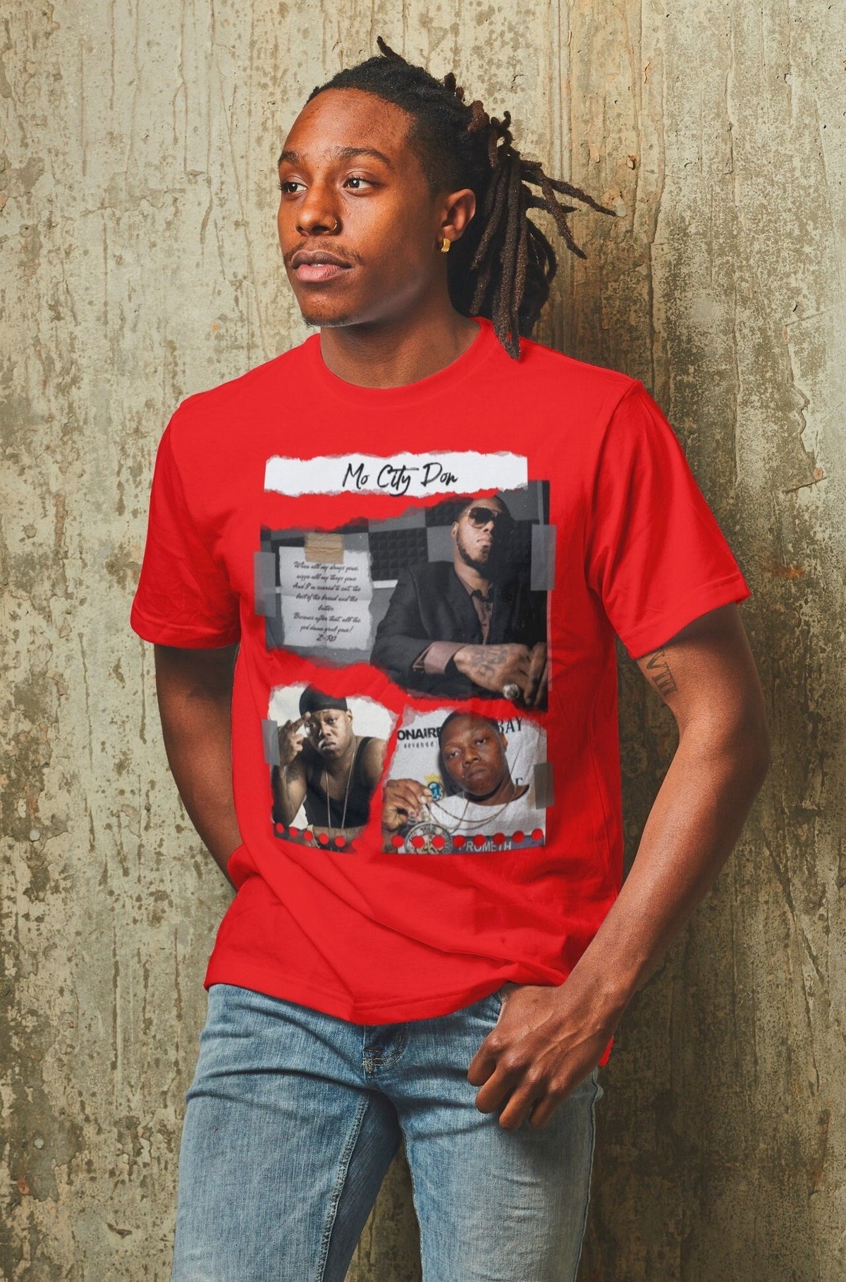 Z-Ro Torn Paper Graphic Tee
