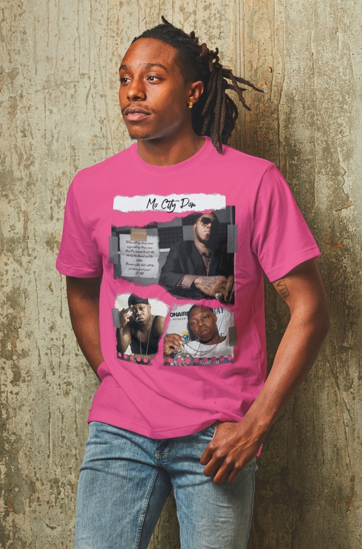 Z-Ro Torn Paper Graphic Tee