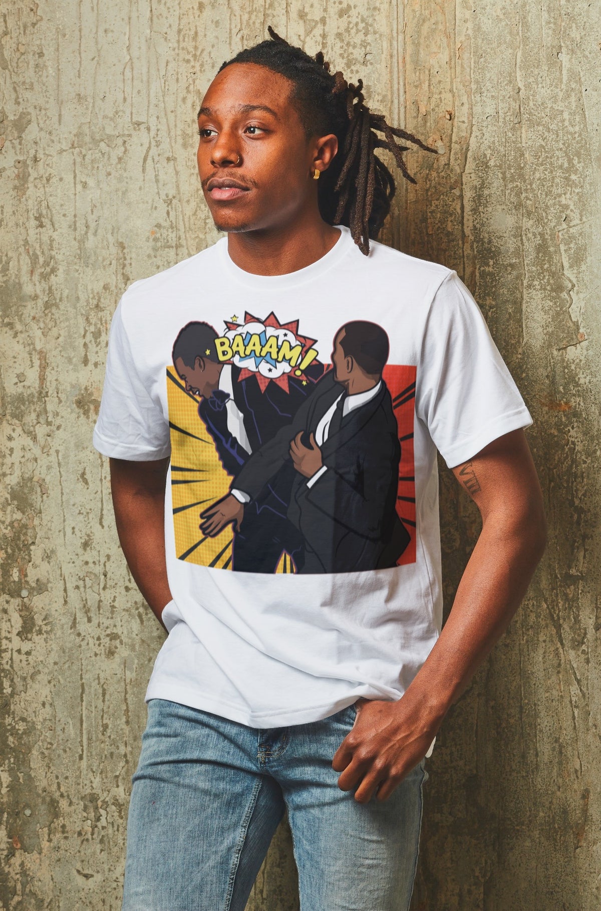 Will Smith Slapping Chris Rock T-Shrit Tee