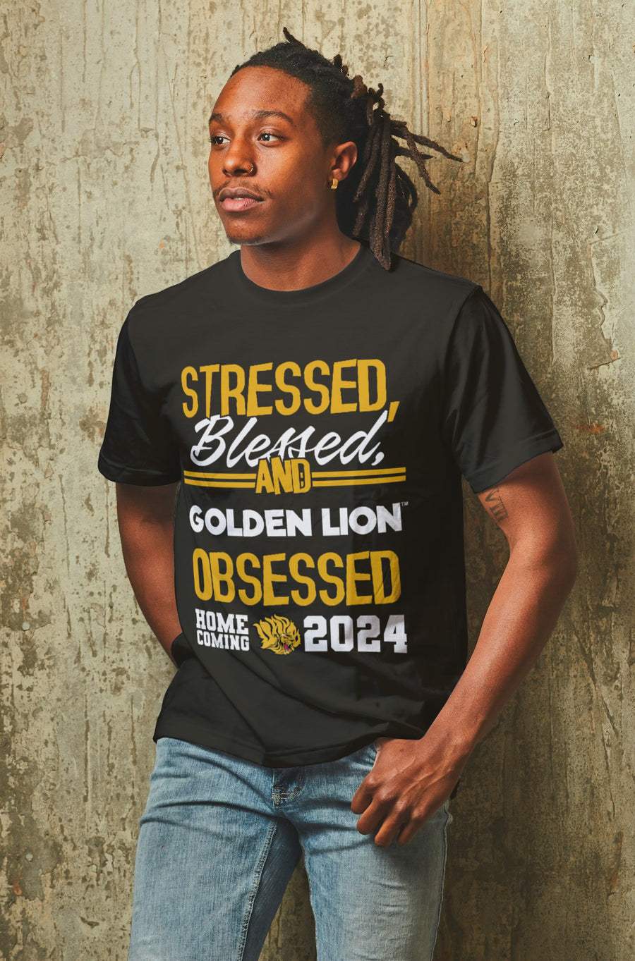 UAPB Stressed Blessed 2024 Homecoming Tee