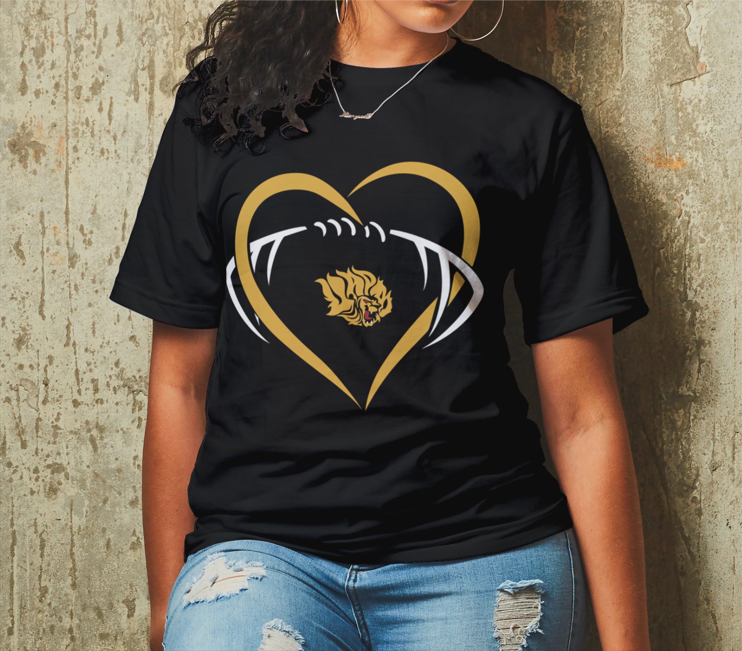 UAPB Football over Heart Tee