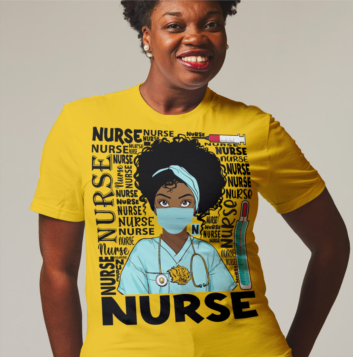UAPB Nurse Tee. White or Gold Available