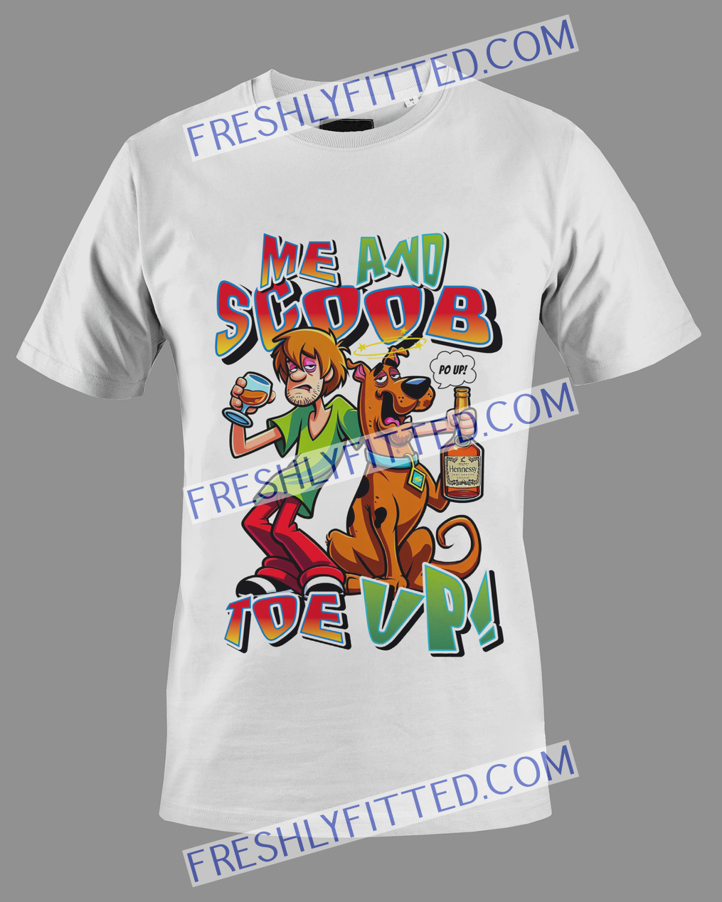 Me and Scoob Toe up T-shirts/hoodies