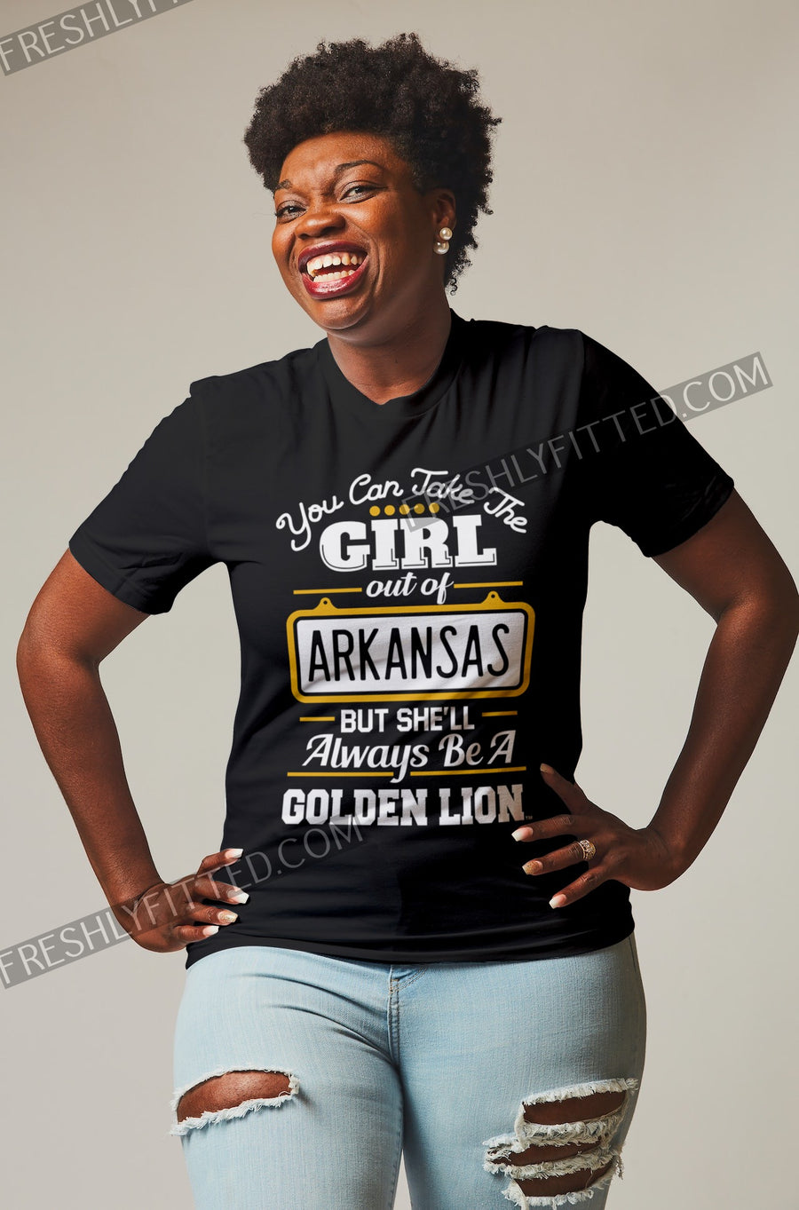 UAPB Golden Lions Girl Out of Arkansas Tee