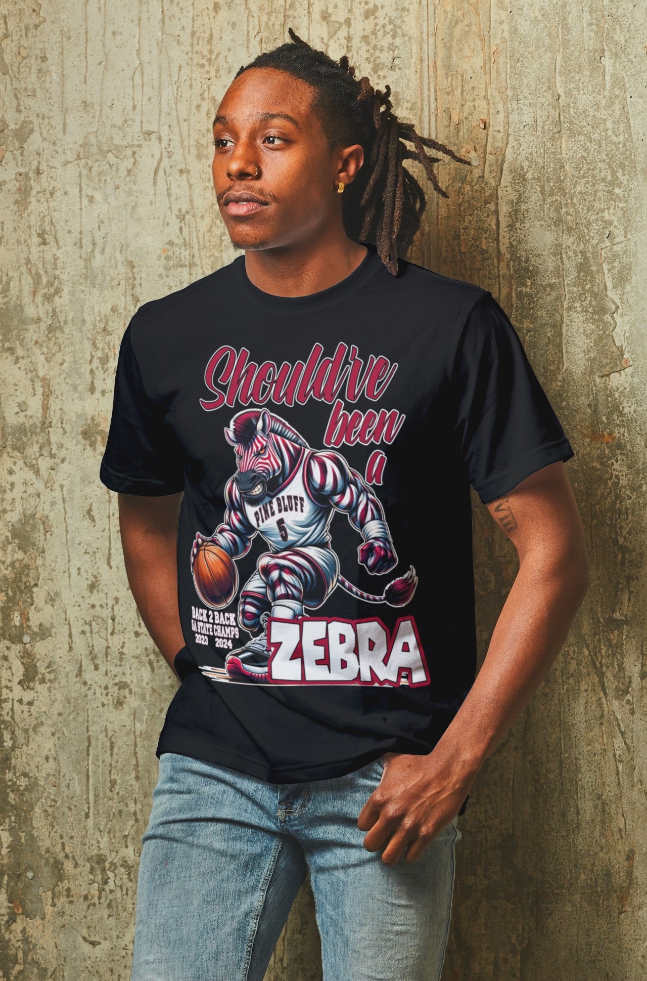 Pine Bluff High Zebras Should've Been Basketball Tee