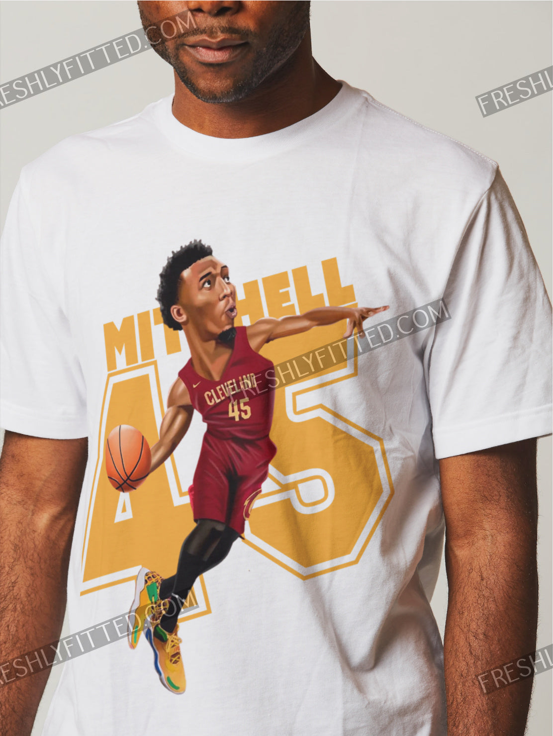 Donovan Mitchell Cleveland Cavaliers 45 Shirt