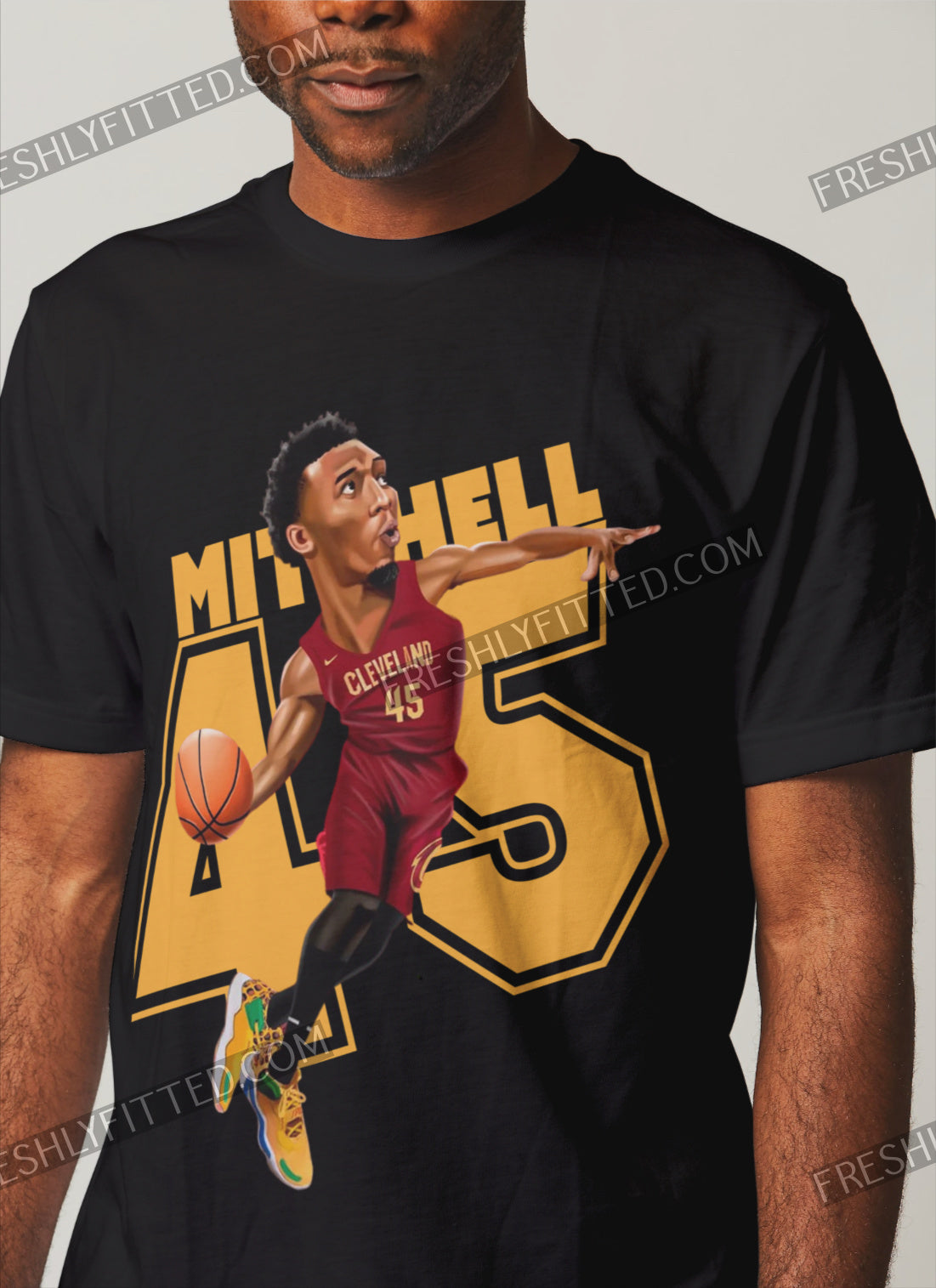 Donovan Mitchell Cleveland Cavaliers 45 Shirt