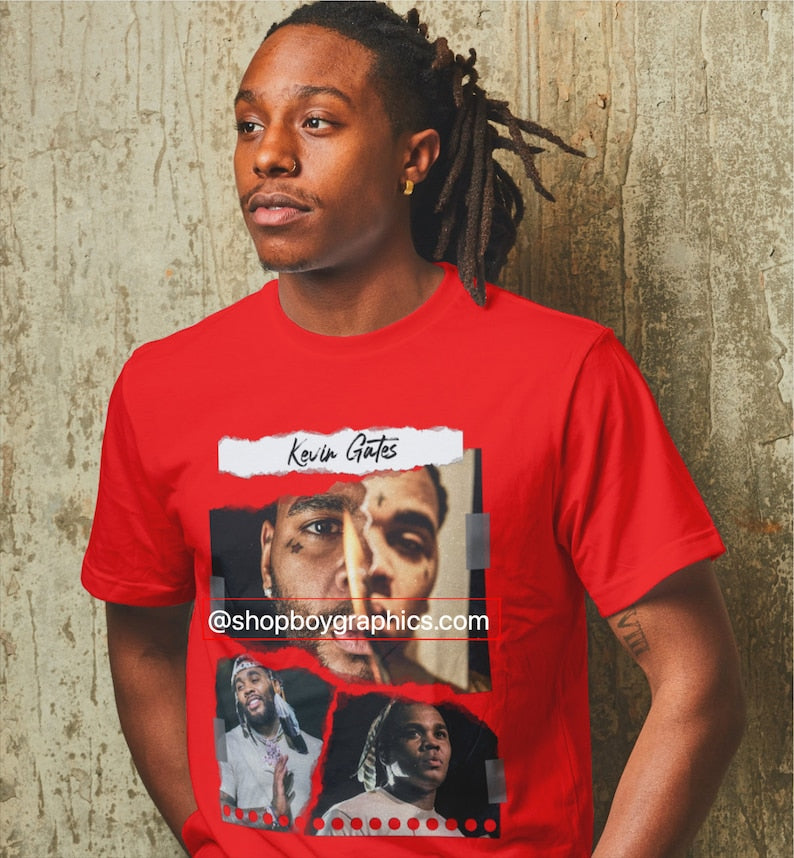 Kevin Gates torn paper Tee