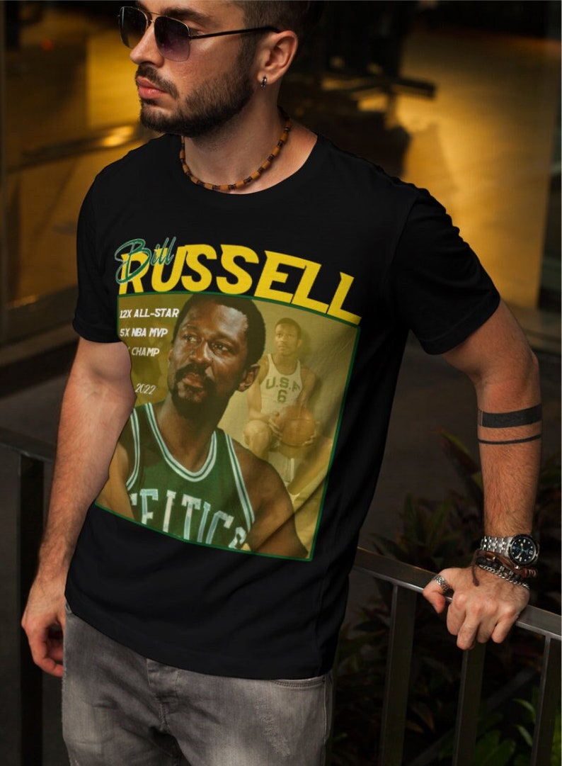 RIL Bill Russell shirt, Rest In Peace Bill Russell shirt, Bill Russell vintage shirt, Boston Celtics shirt, 1934-2022