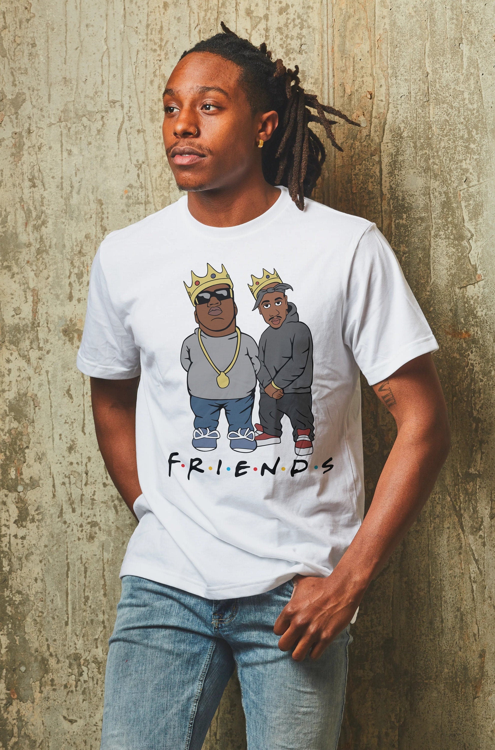 2Pac Friends Shirt | 2Pac Shirt | 90s Hip Hop Shirt | SHOPBOY GRAPHICS