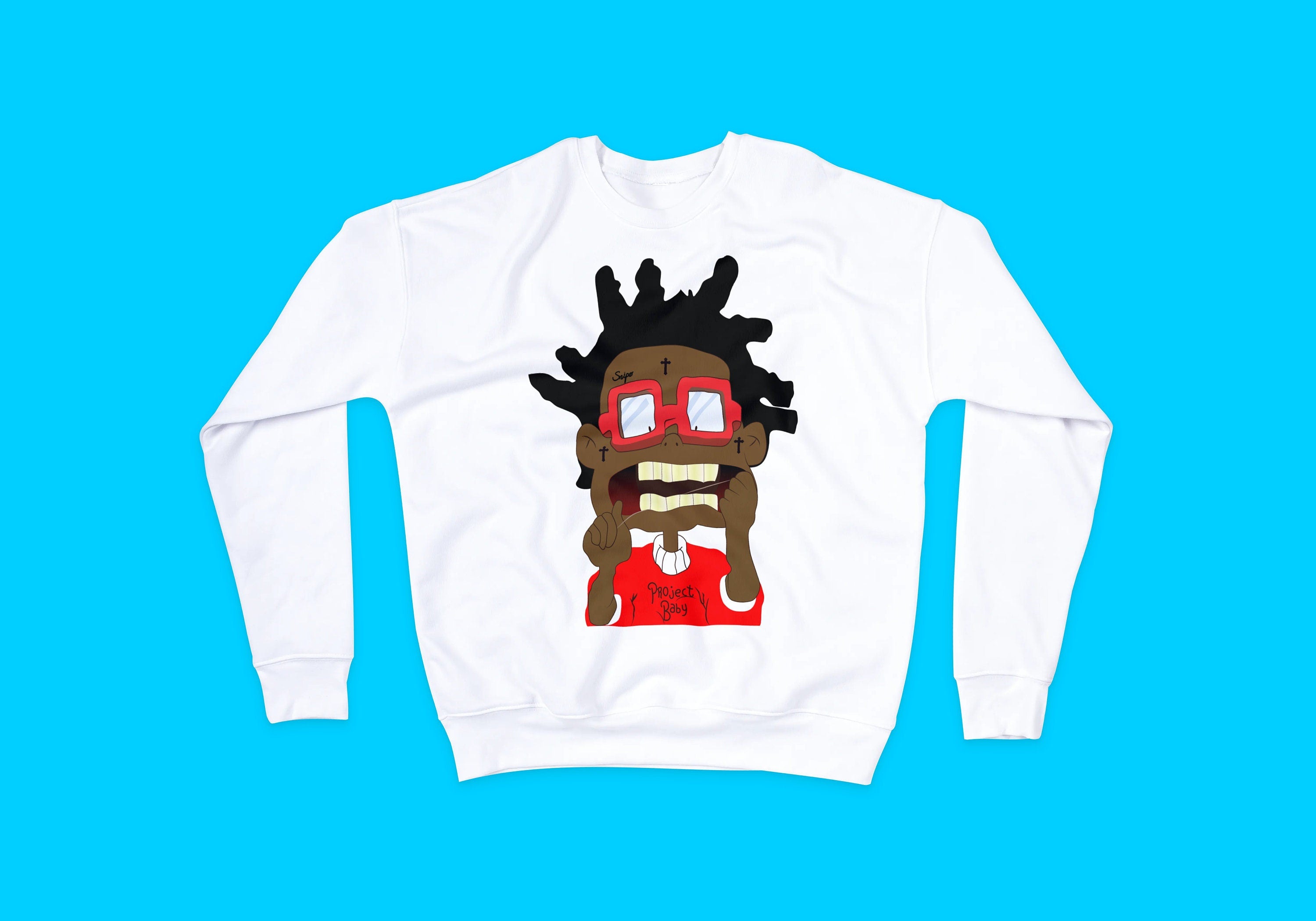 kodak black as chuckie sweater