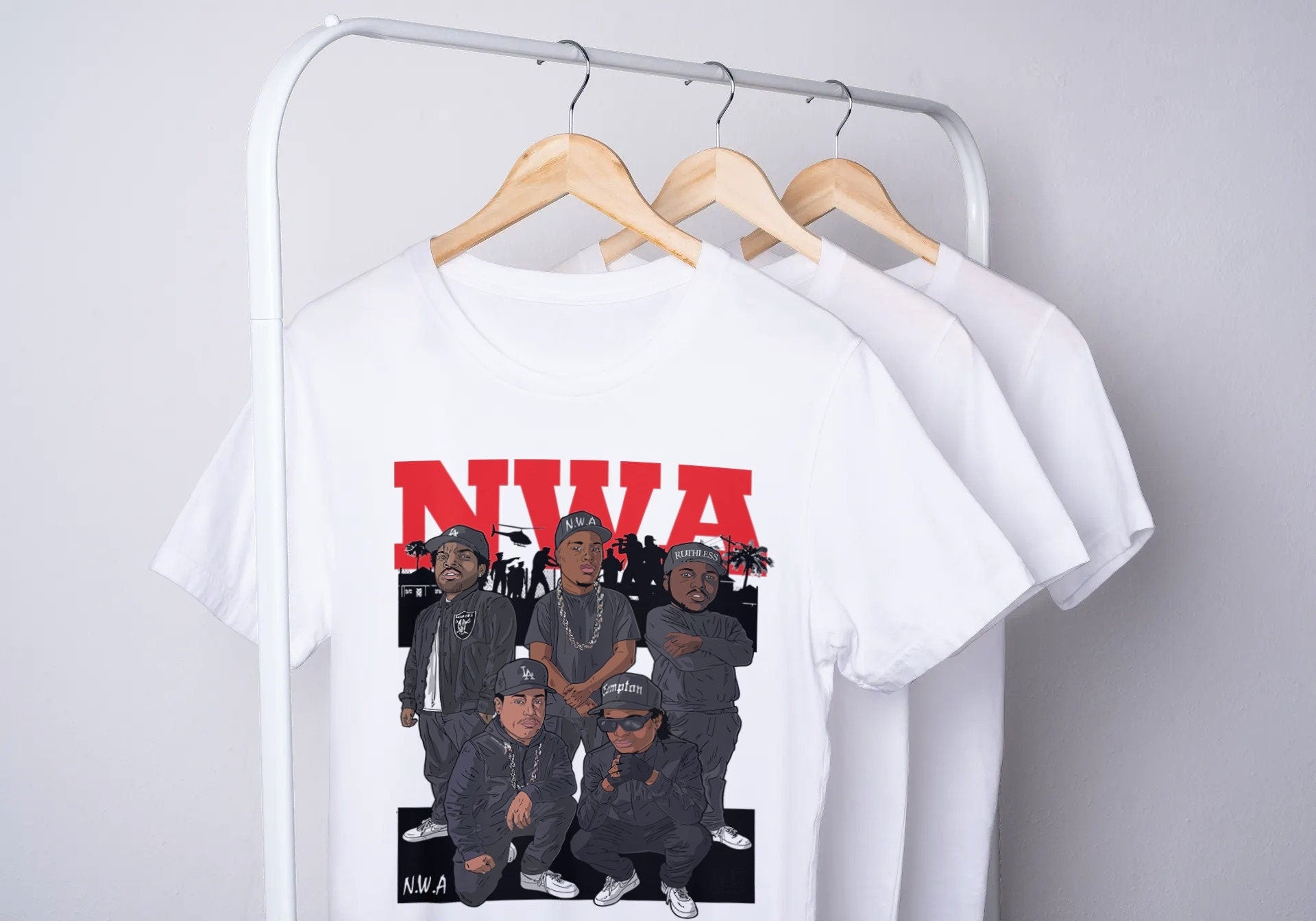 NWA T png, NWA Shirt, NWA Tshirt, Nwa Tee, Nwa Tour T-shirt, Bootleg Vintage Hip Hop Rap Tee Inspired, ice cube, Easy e, nwa svg, svg, png