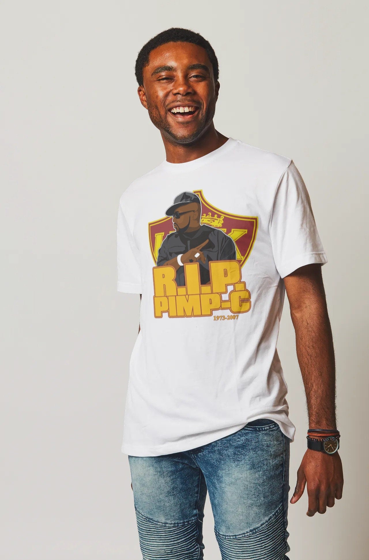 Pimp c shirt, Pimp c rapper tshirt, Pimp c 90s vintage, Pimp c, pimpalation, unisex tee, UGK Classic T-shirt, ugk, underground kingz, bun b