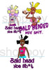 Bald Head Woman SVG | Bald Headed Hoe Shit Bundle | SHOPBOY GRAPHICS