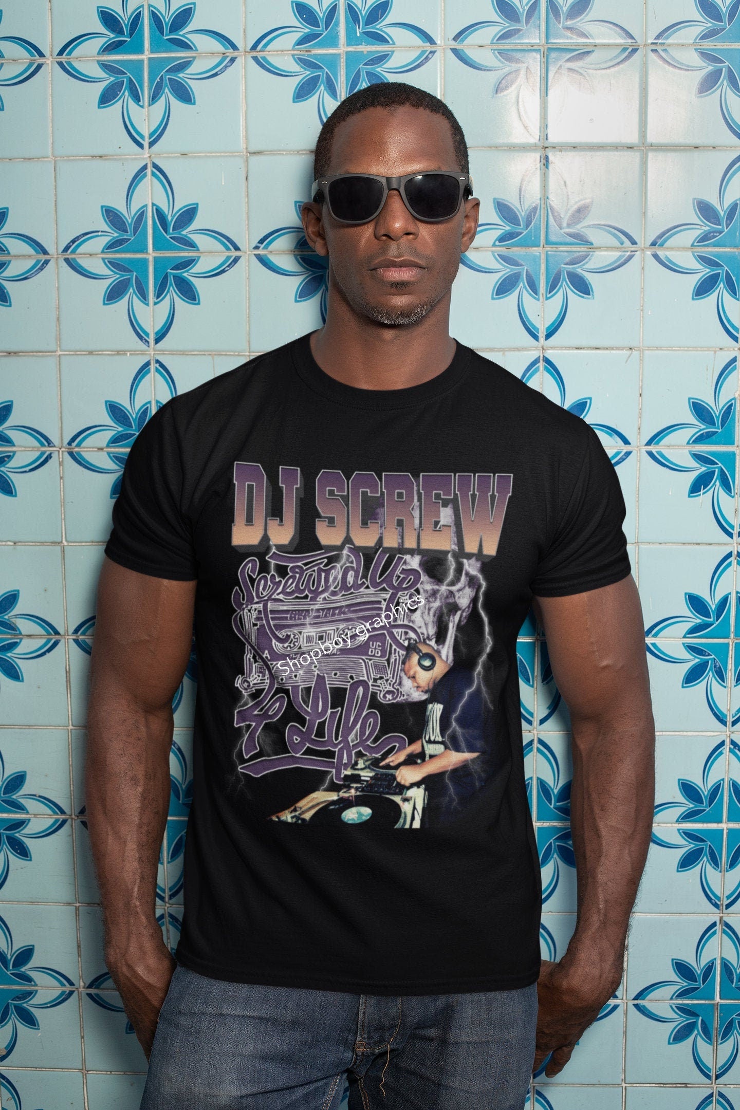 DJ screw vintage shirt, S.U.C shirt, Screwed up click shirt, screwed up click, DJ Screw sweater, Screwed 4 life, 90s hip hop shirt