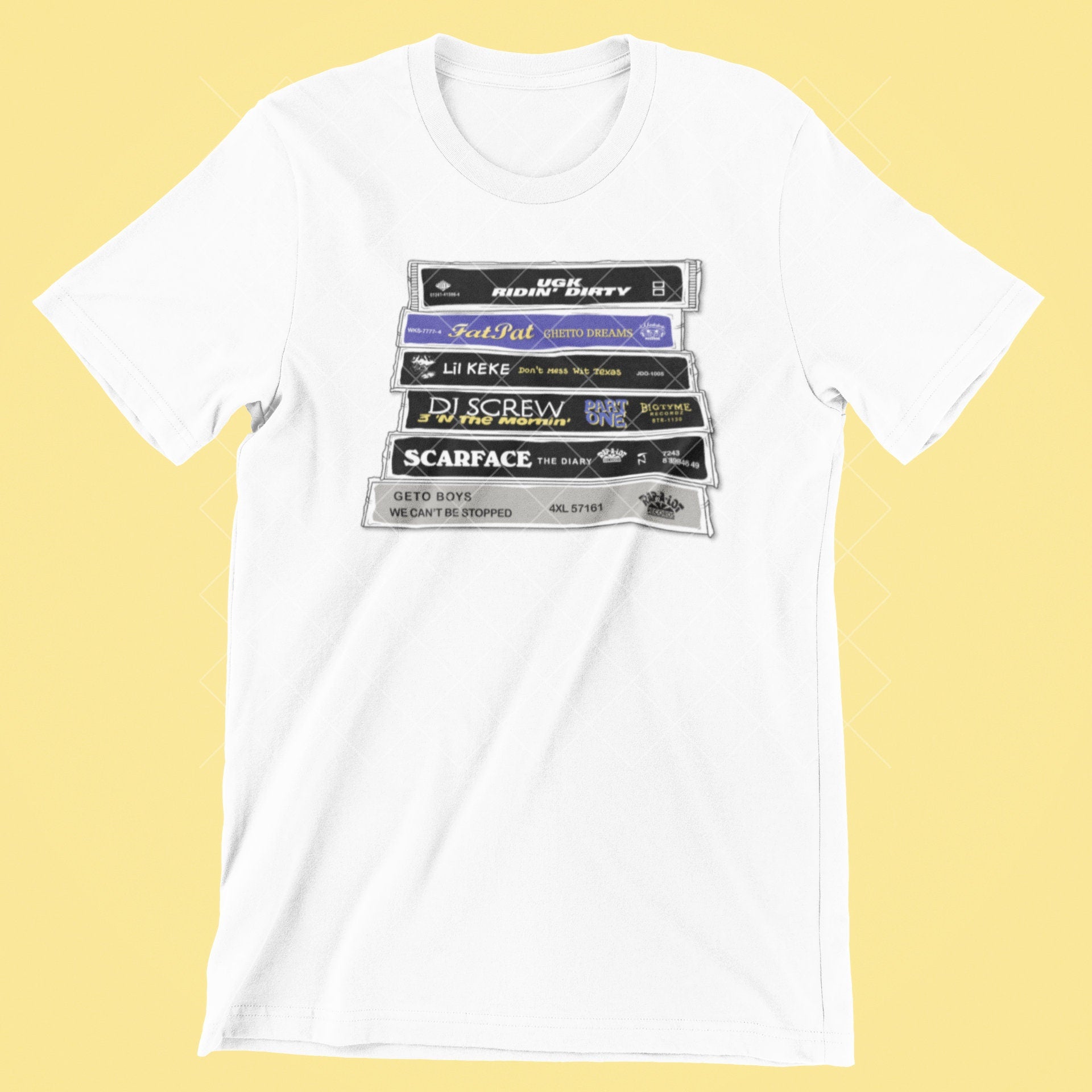 UGK, Fat Pat, Lil Keke, Scarface, Geto boys, Pimp c, Dj screw, Pimp c shirt, Dj screw shirt, UGK shirt, H-town, Screw up click