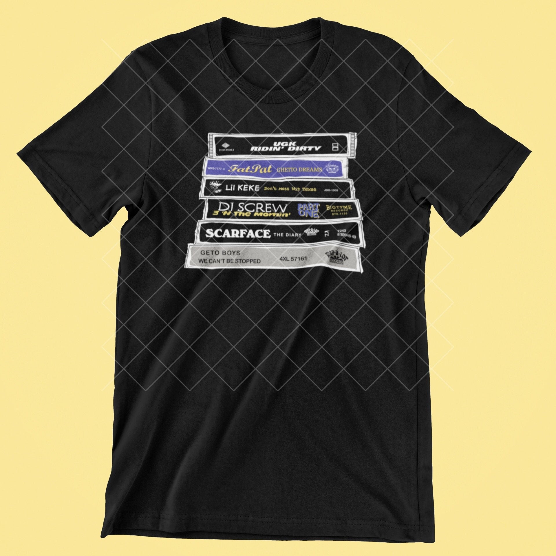 UGK, Fat Pat, Lil Keke, Scarface, Geto boys, Pimp c, Dj screw, Pimp c shirt, Dj screw shirt, UGK shirt, H-town, Screw up click