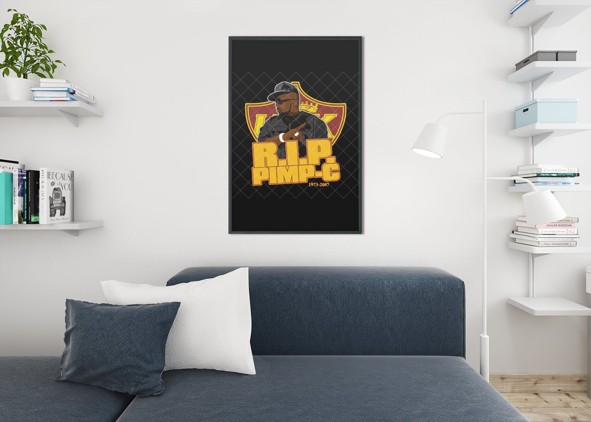 Pimp C poster, UGK poster, Pimp C decor, RIP Pimp C poster, RIP Pimp C