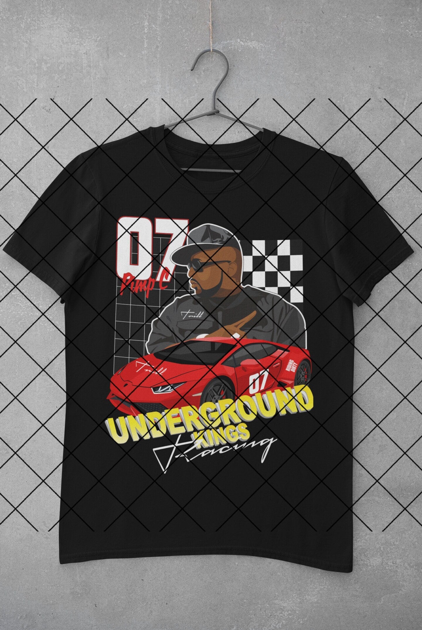 Pimp c racing shirt, Pimp c rapper shirt, Pimp c 90s vintage, Pimp c, pimpalation, UGK Classic T-shirt, ugk, underground kingz, bun b