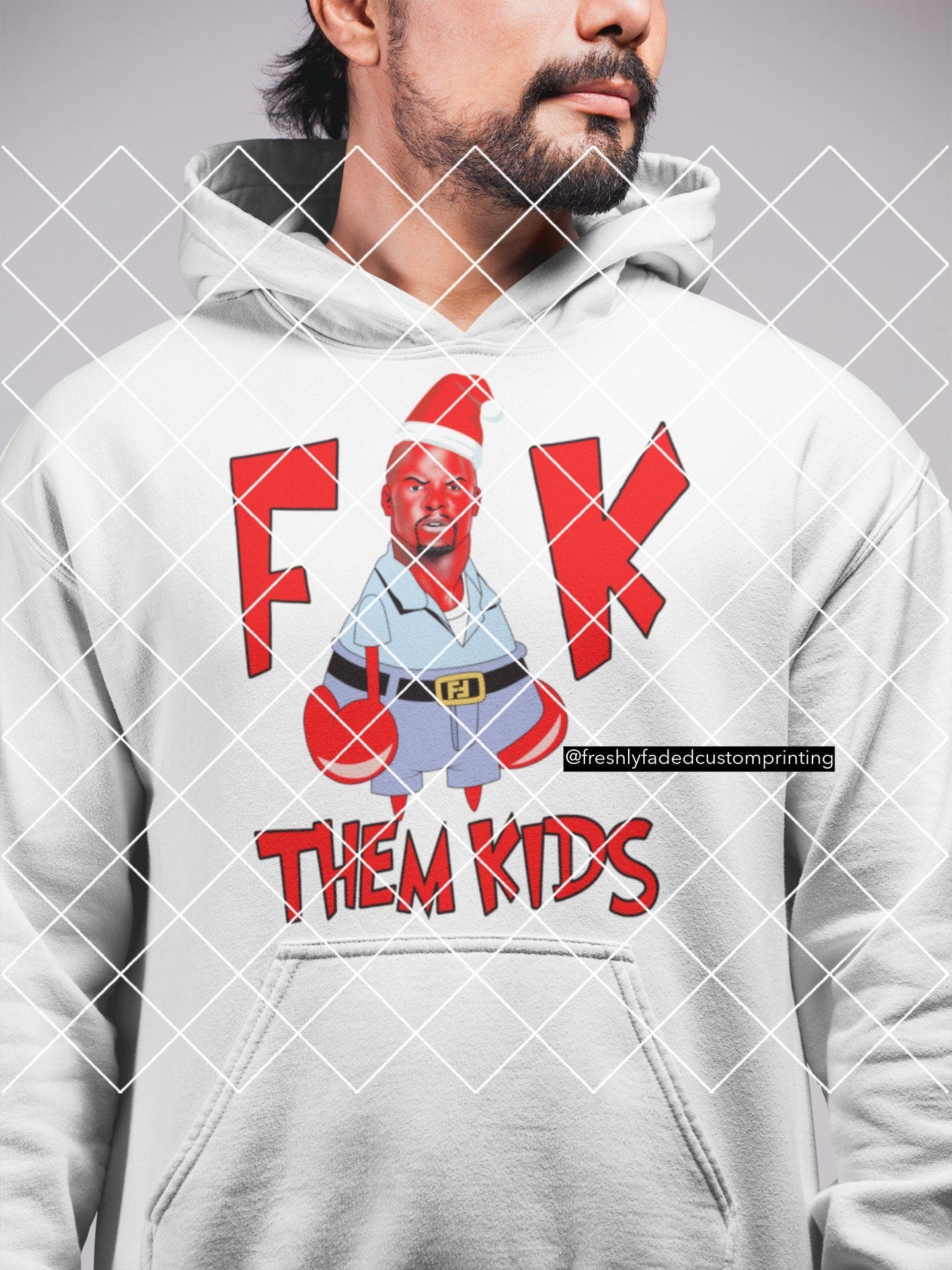 F them Kids sweater, Mr. Krabs, Terry Crews, Grinch kids sweater, Ugly sweater, Funny adult christmas 2021