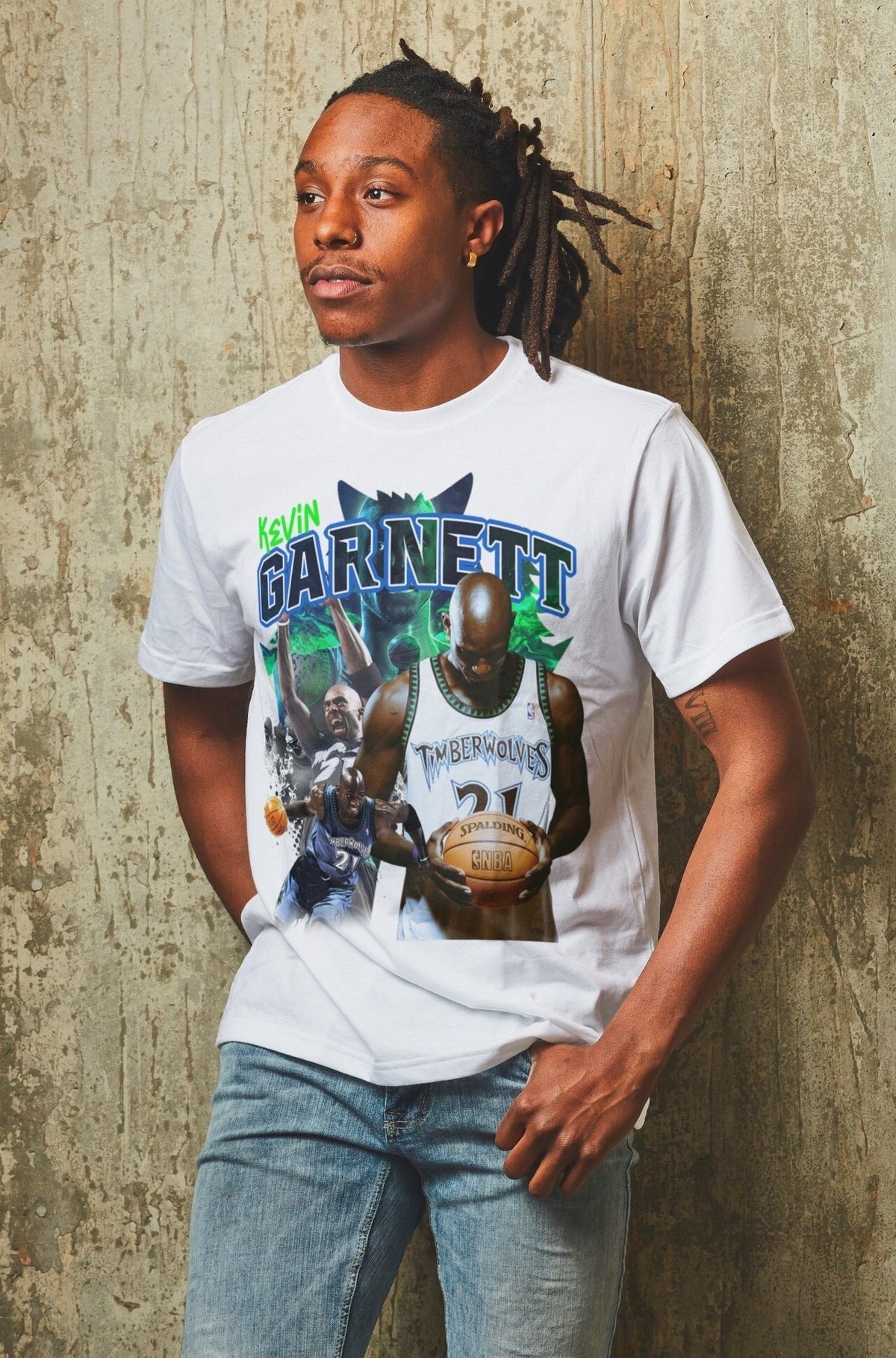 Kevin Garnett Vintage 90's Graphic tee