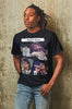 Michael Jackson Torn paper shirt with quote