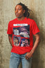 Michael Jackson Torn paper shirt with quote