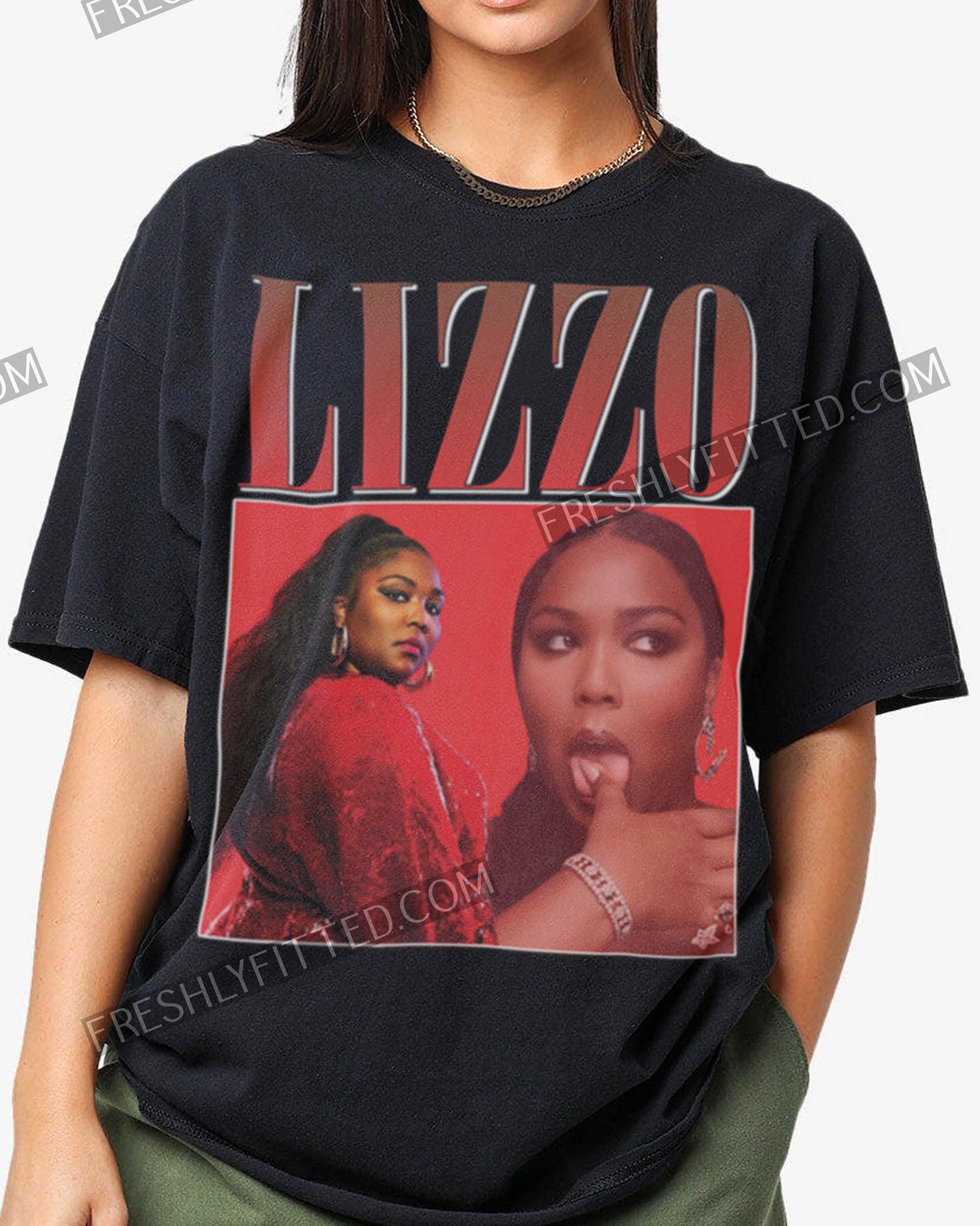 Lizzo unisex T-shirt, Lizzo Homage shirt, Vintage, 90&#39;s, Clothing Adult Unisex. Lizzo tour Shirt