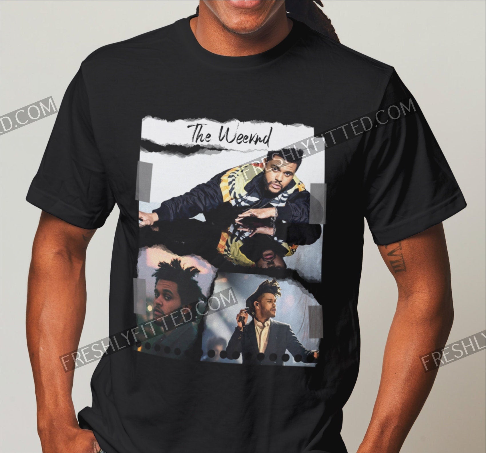 The Weeknd unisex tour shirt, The Weeknd Torn Paper shirt