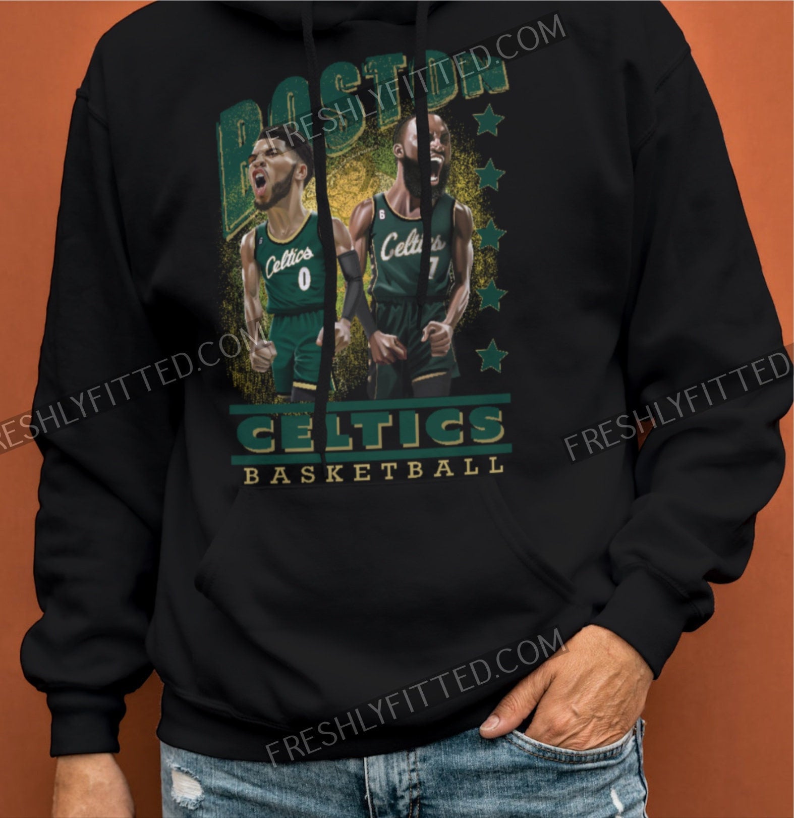 Jayson Tatum and Jaylen Brown Boston Celtics Unisex hoodie