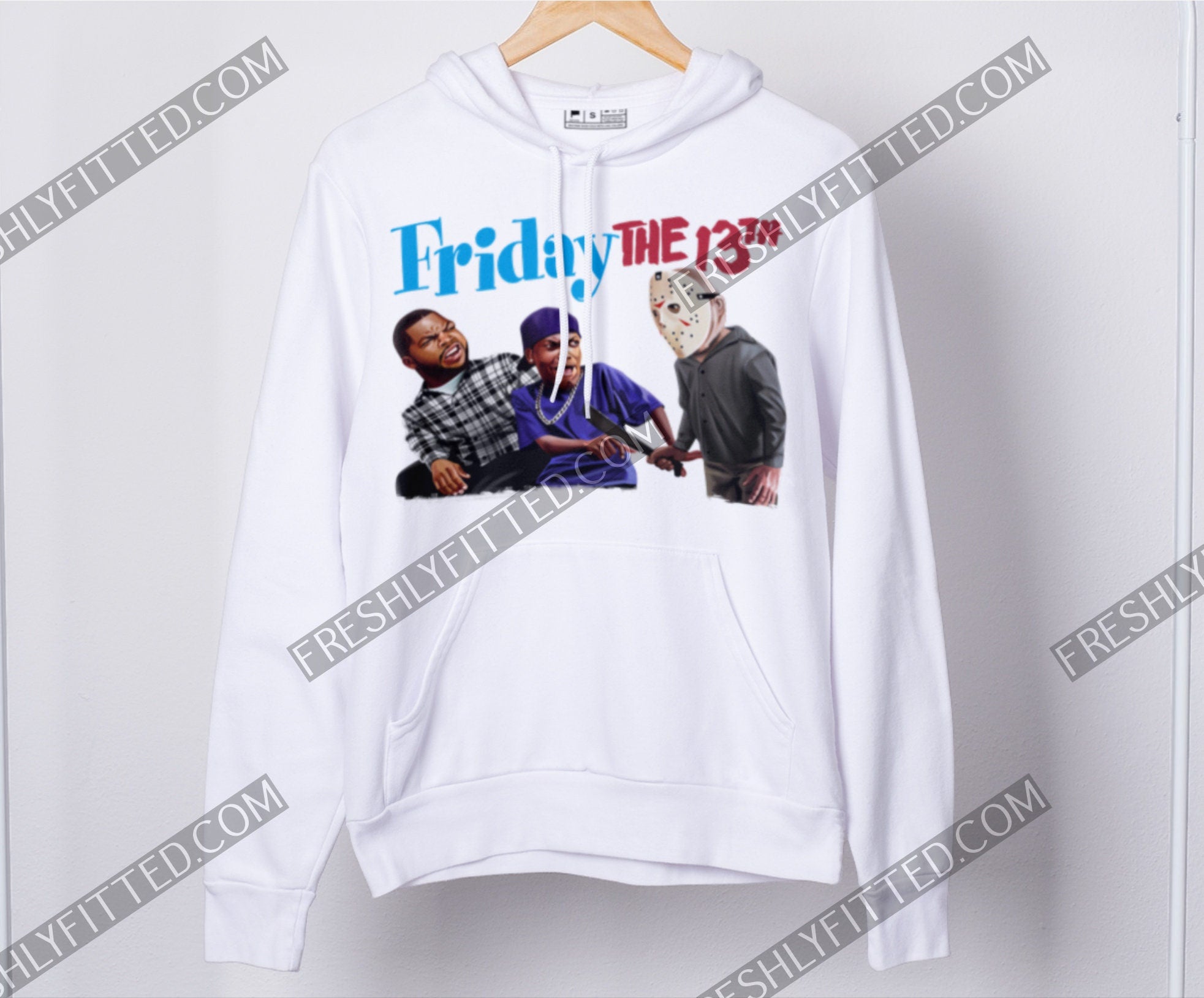 Friday movie hoodie, Friday the 13th, Jason Voorhees, Smokey hoodie, Craig and deboo, Friday movie, Deebo sweater, Jason and smokey