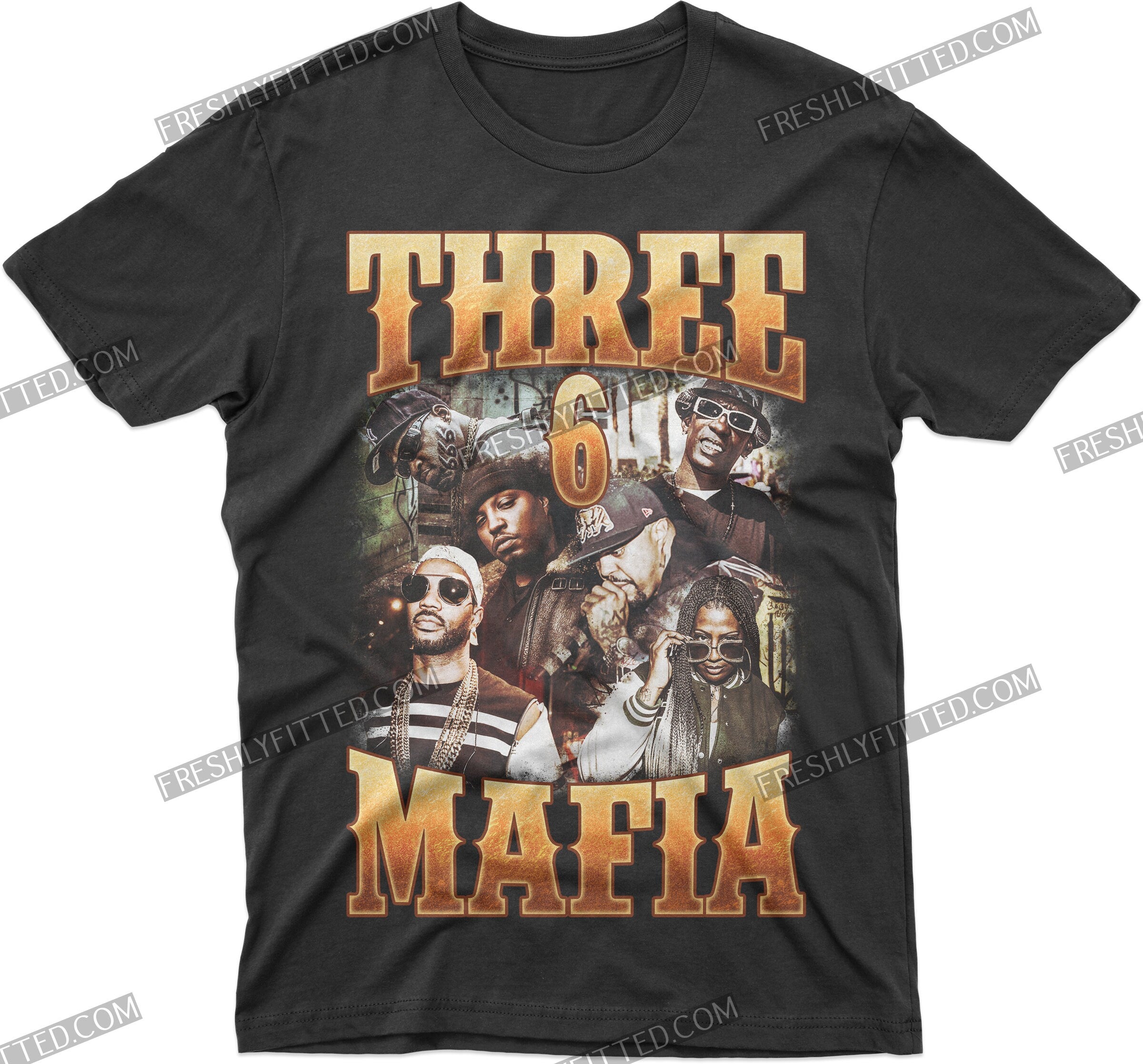 Three 6 Mafia Retro Style T-Shirt