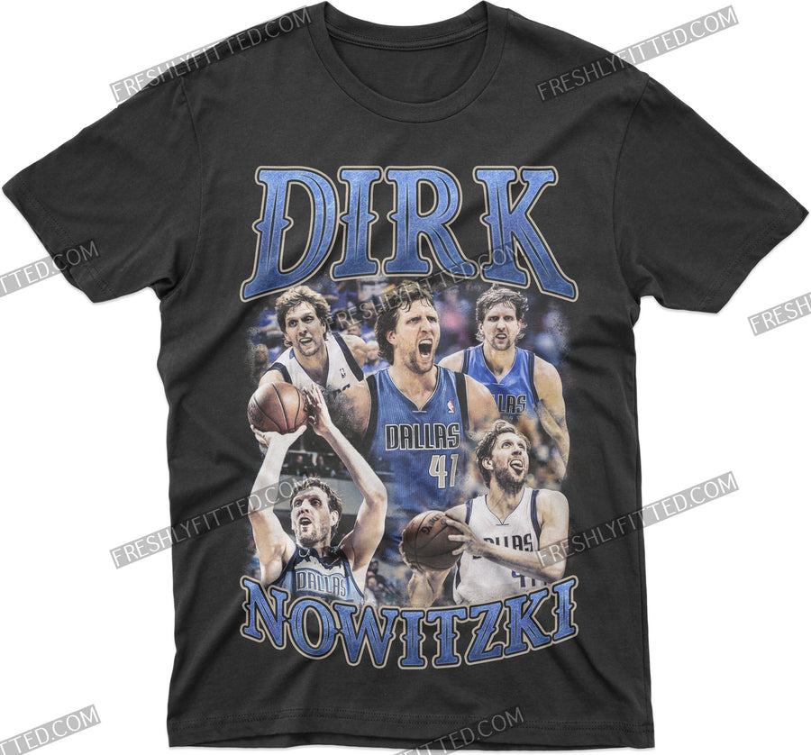 Dirk Nowitzki 90s style Tee