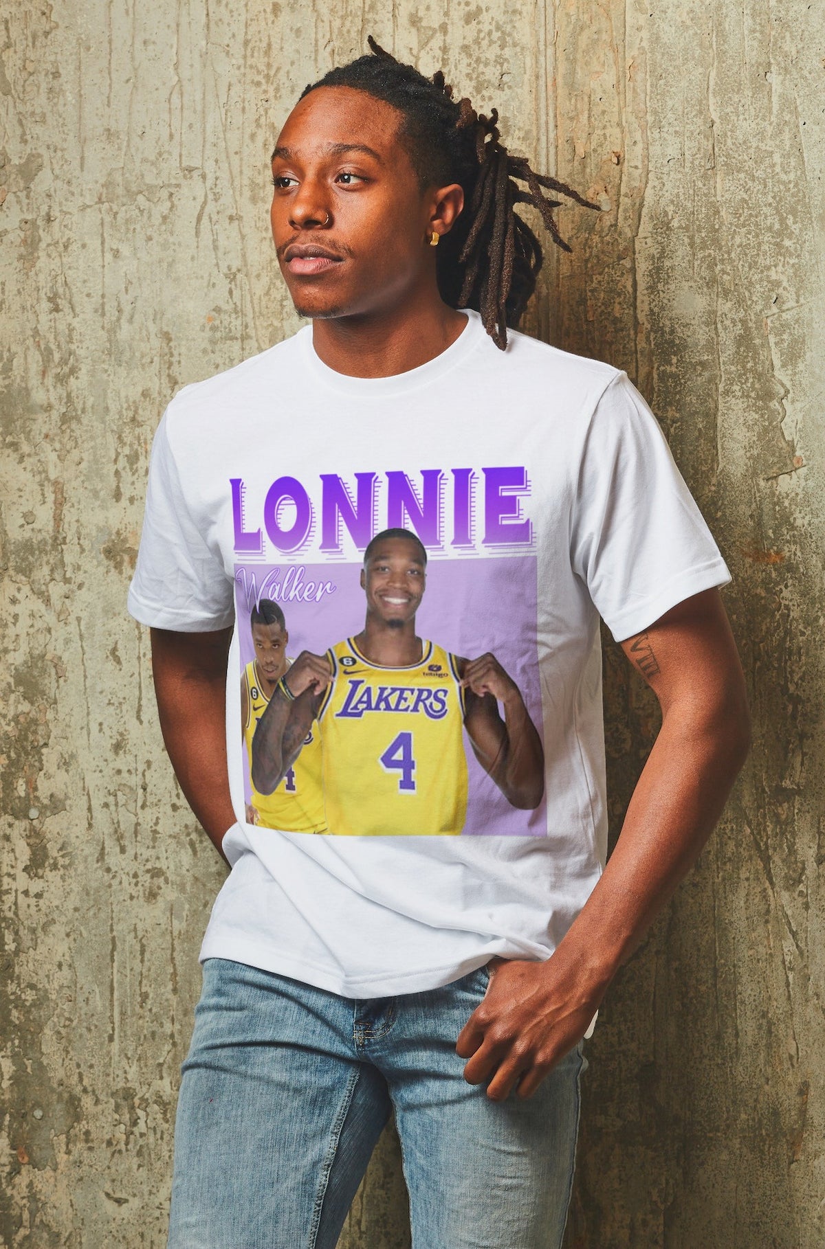 Lonnie Walker Lakers Playoffs Tee