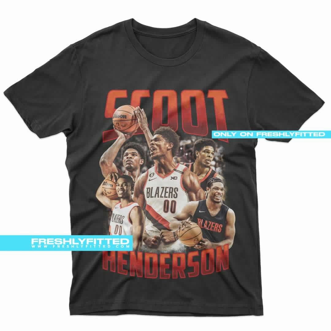 Scoot Henderson Portland Trail Blazers T Shirt | Scoot Henderson | Unisex T Shirt | Vintage Shirt | Fan Merch | Damian Lillard Portland