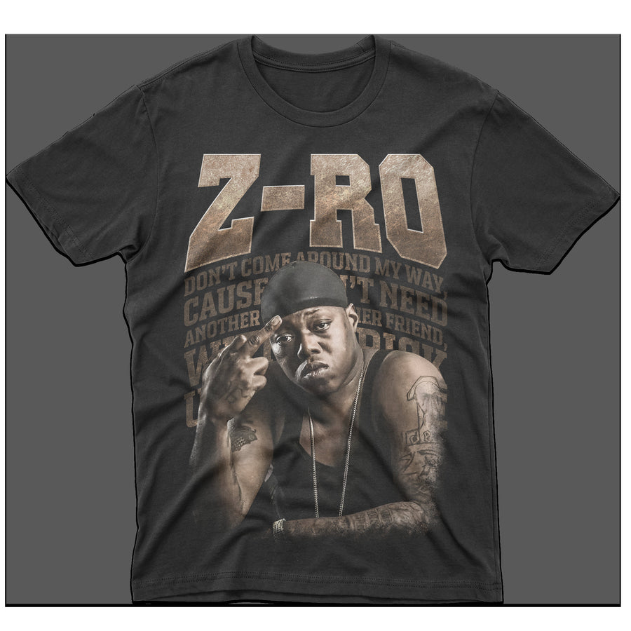 Z-Ro Tee with lyrics