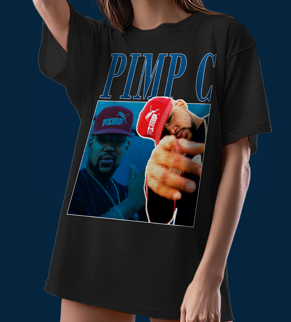 Pimp C Vintage Graphic Tee — Design 1