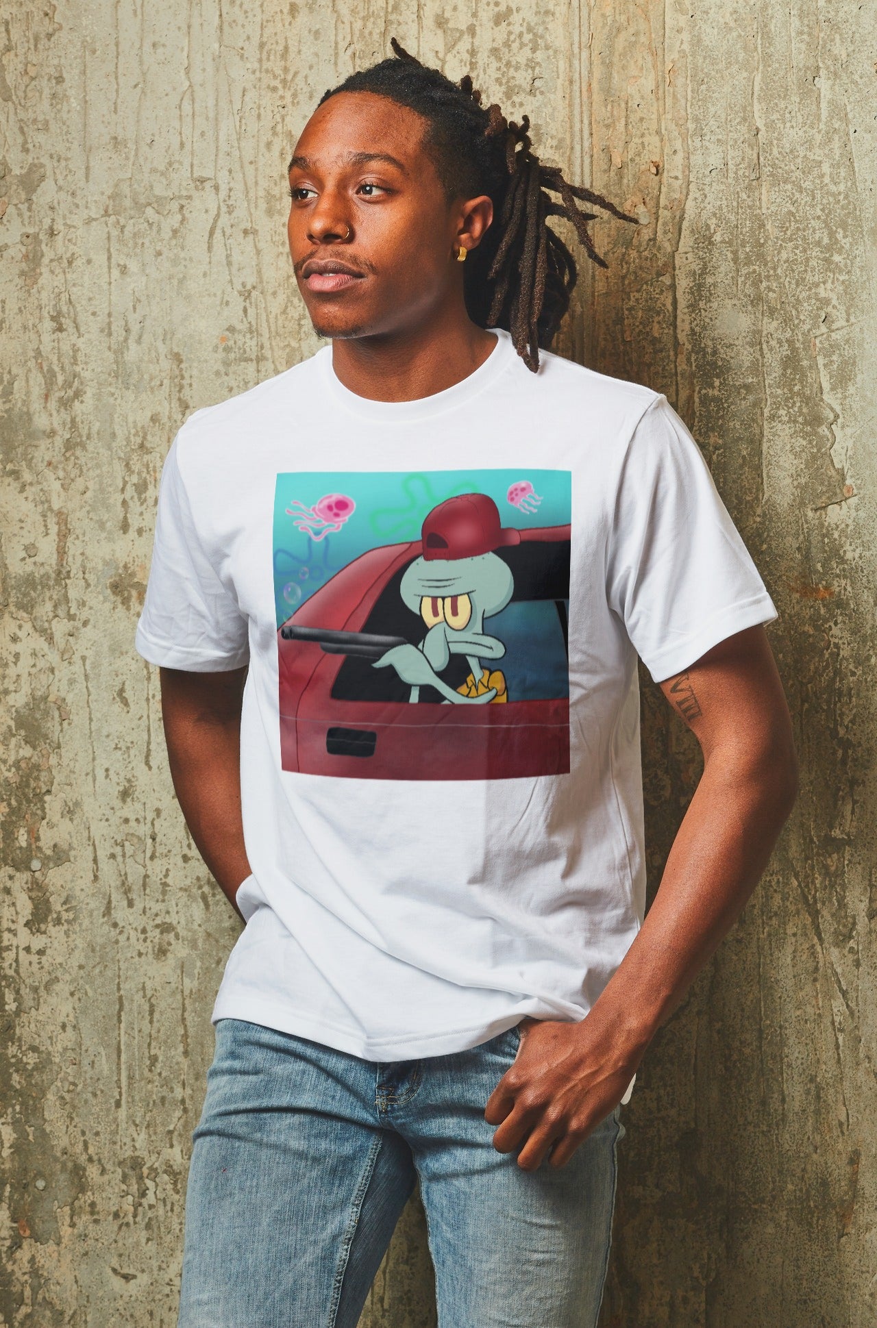 Squidward Boyz N The Hood T-shirt