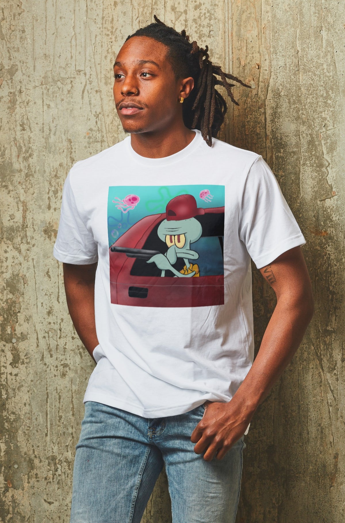 Squidward Boyz N The Hood Tee