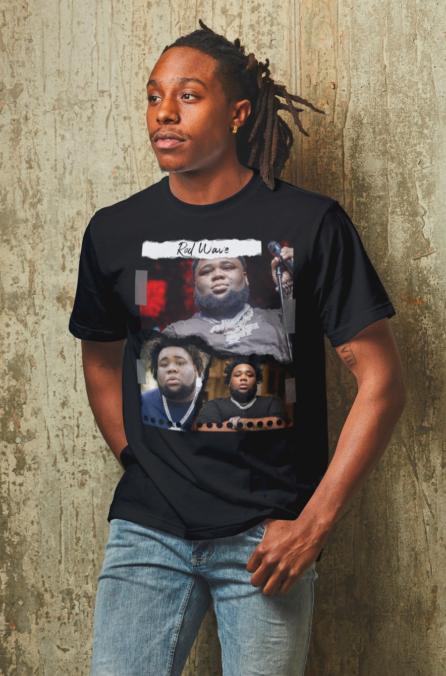 Rod Wave Torn Paper Tee