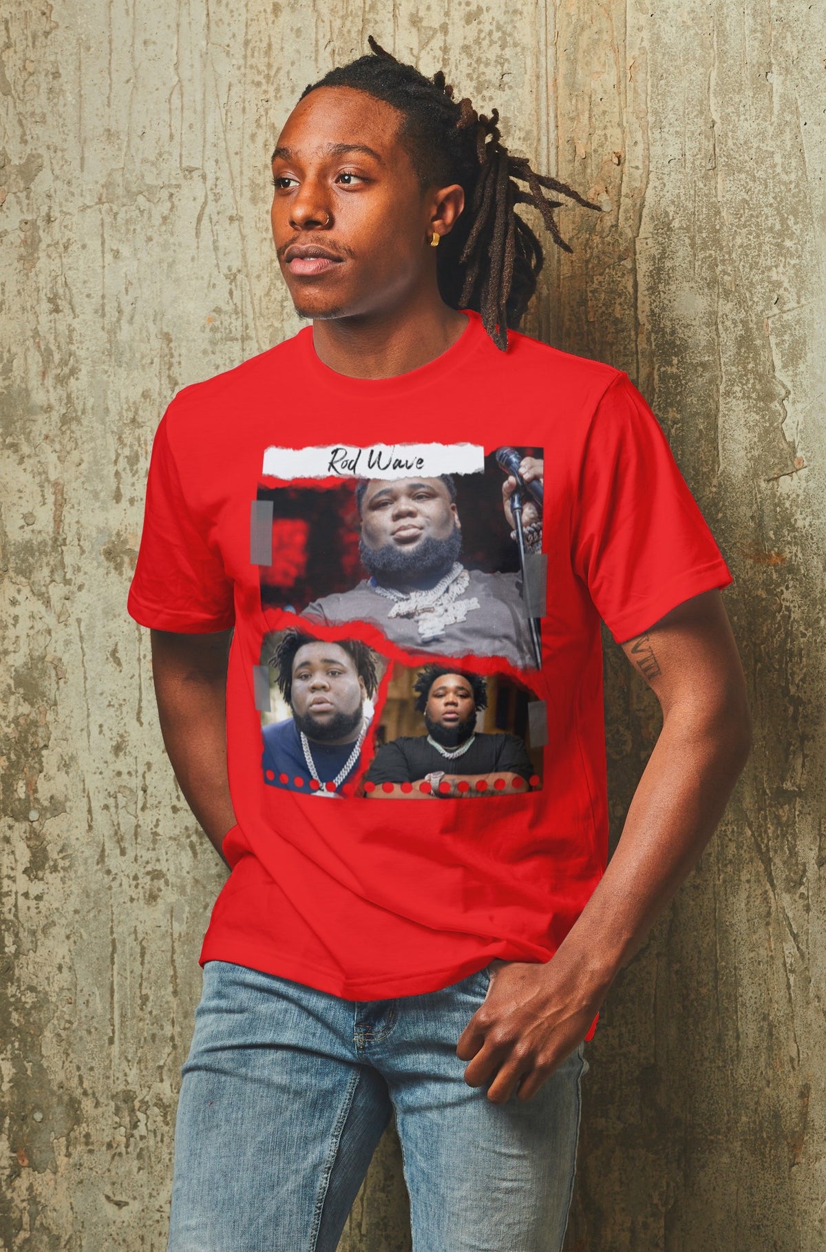 Rod Wave Torn Paper Tee
