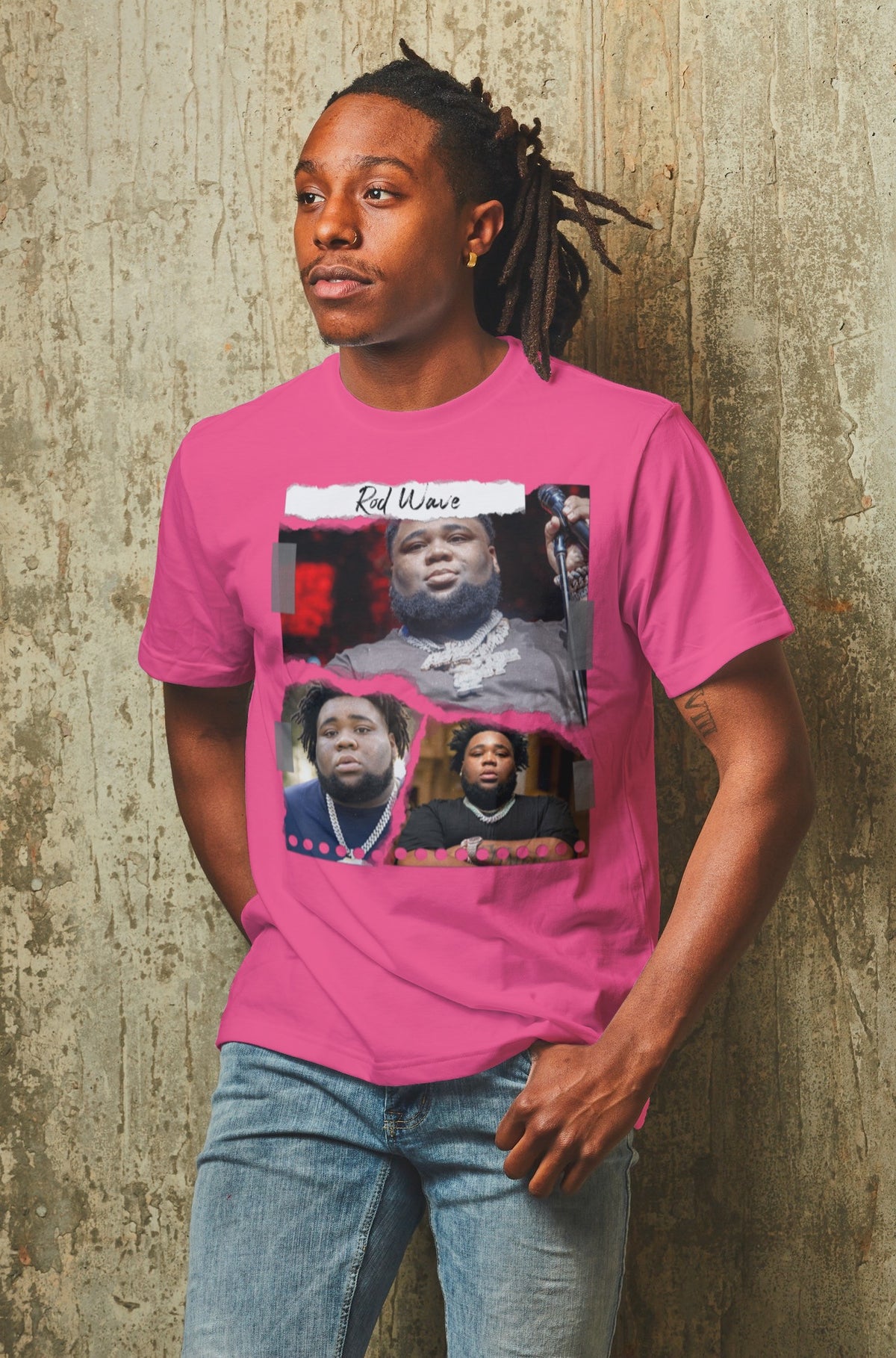 Rod Wave Torn Paper Tee