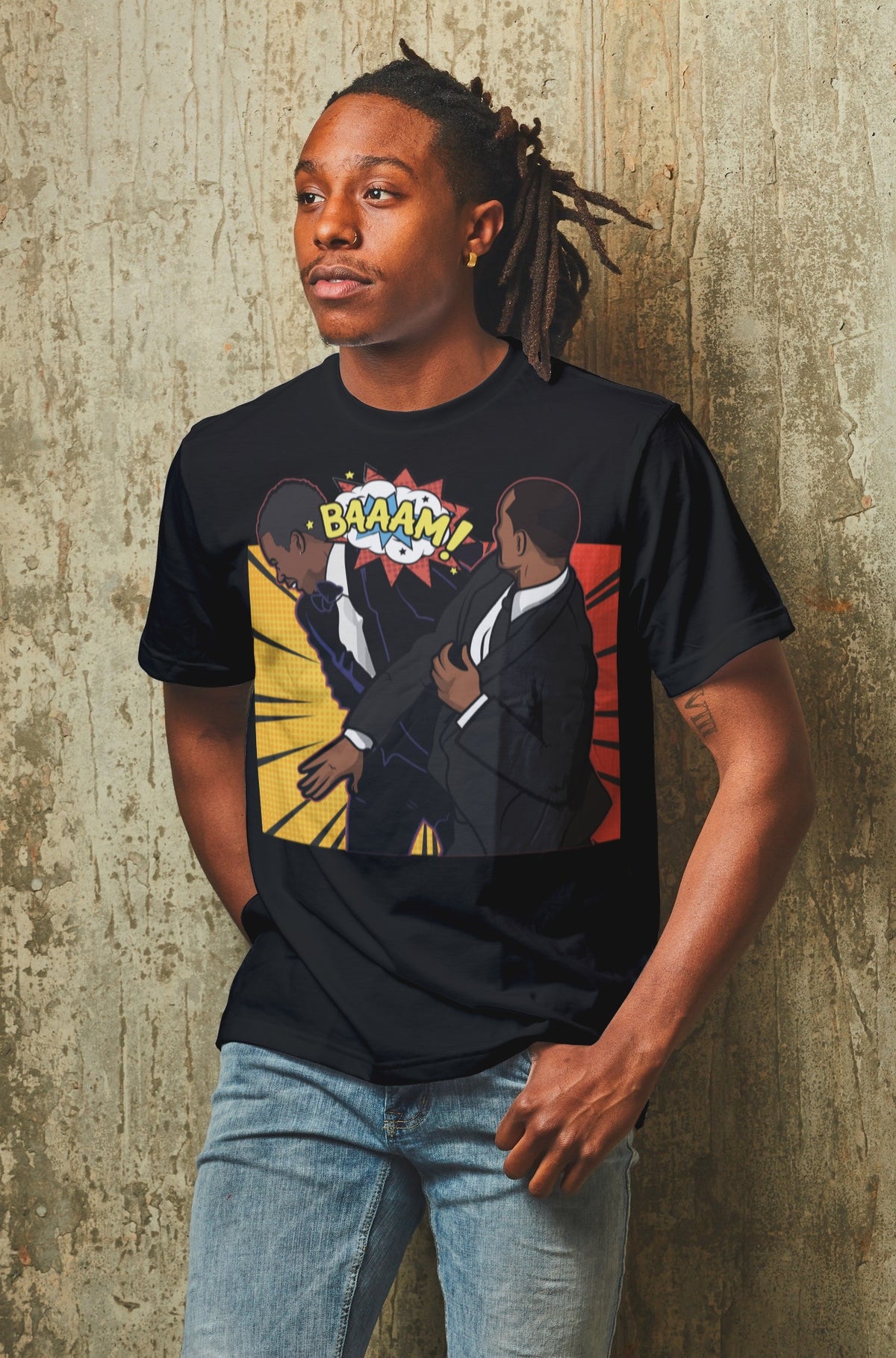 Will Smith Slapping Chris Rock T-Shrit Tee