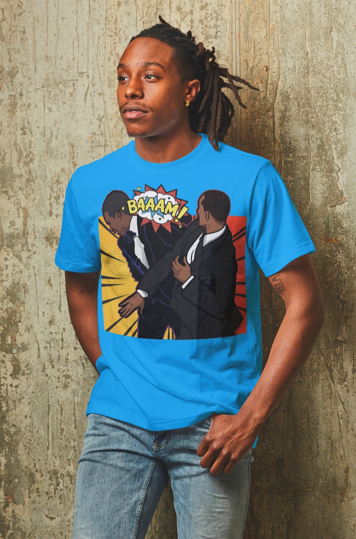 Will Smith Slapping Chris Rock T-Shrit Tee