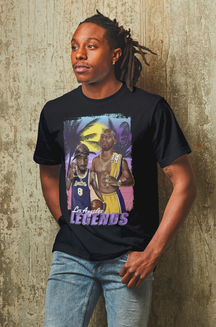 2Pac and Kobe LA Legends Tee