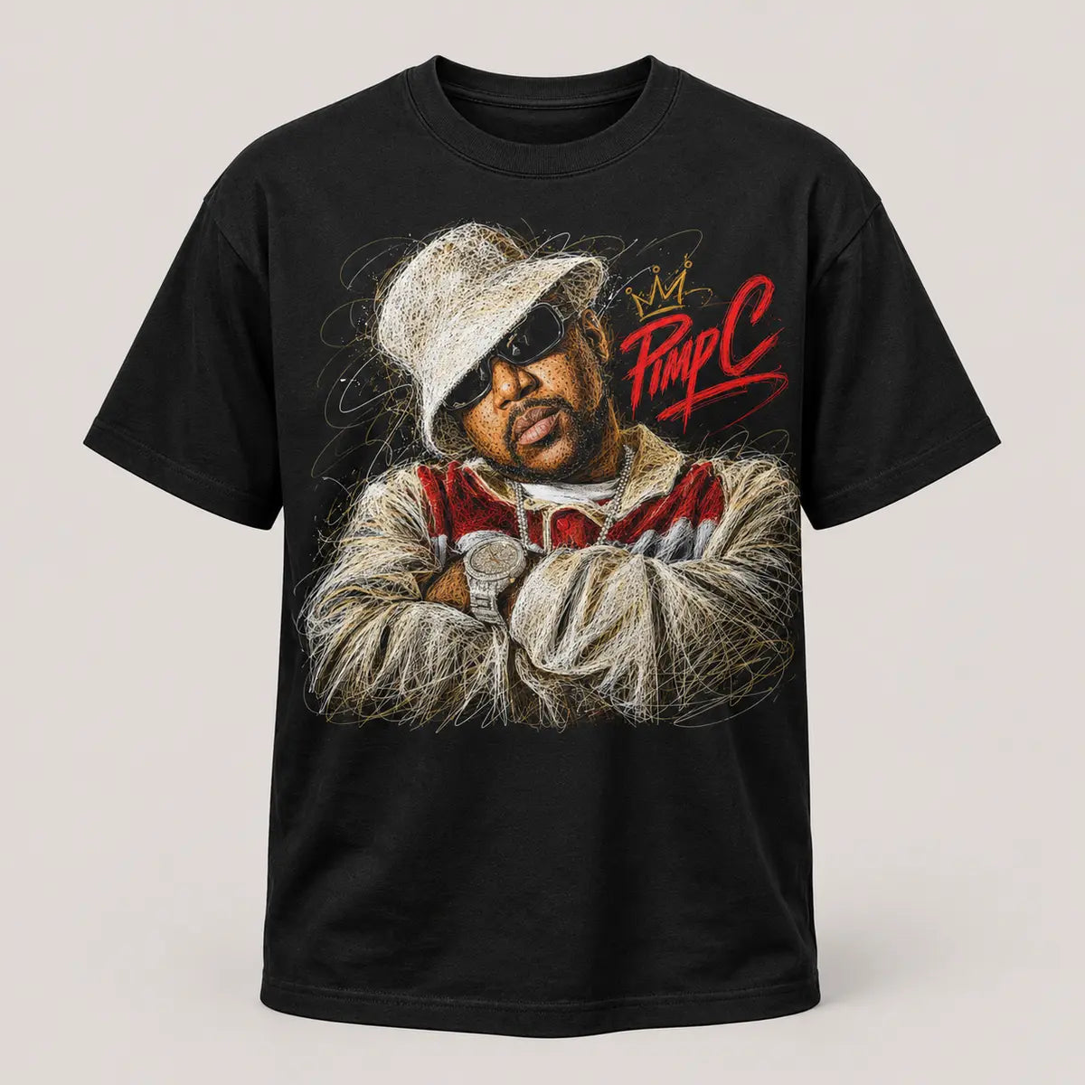 Pimp C Scribble Tee